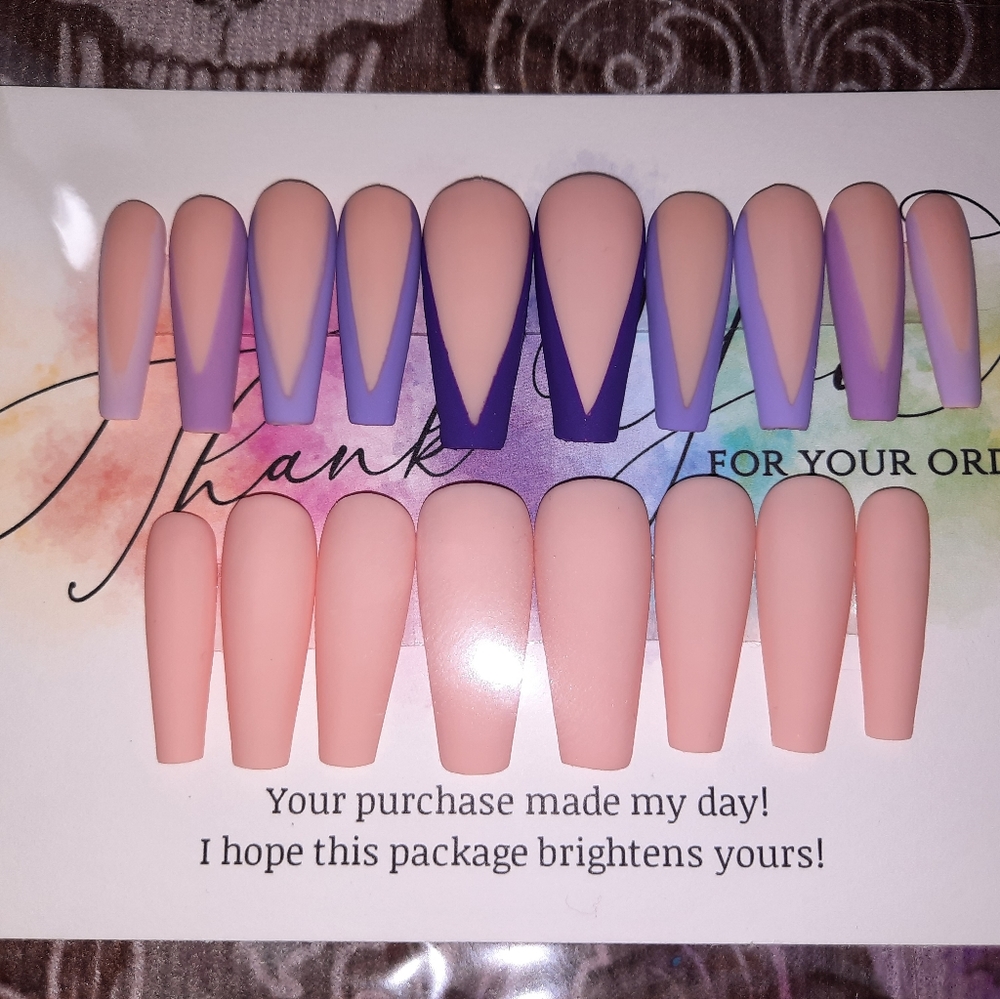 Purple French Fade